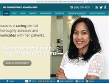 Tablet Screenshot of ccignaciodmd.com